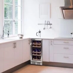 NewAir 15 Built-in 29 Bottle Dual Zone Compressor Wine Fridge, Quiet Operation - Silver 22 NewAir 15 Built-in 29 Bottle Dual Zone Compressor Wine Fridge, Quiet Operation - Silver -KitchenAid Shop 57b9b535 a6e6 41a2 92c7 5180f89fd81a