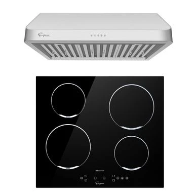 2 Piece Kitchen Appliances Packages Including 24" Induction Cooktop And 30" Under Cabinet Range Hood - 24" 3 2 Piece Kitchen Appliances Packages Including 24" Induction Cooktop And 30" Under Cabinet Range Hood - 24"