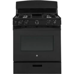 Ge Ada 30" Black Freestanding Gas Range