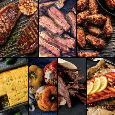 Ninja - Woodfire Outdoor Grill & Smoker, 7-in-1 Master Grill, BBQ Smoker, & Outdoor Air Fryer With Woodfire Technology - Grey 9 Ninja - Woodfire Outdoor Grill & Smoker, 7-in-1 Master Grill, BBQ Smoker, & Outdoor Air Fryer With Woodfire Technology - Grey - Image 8