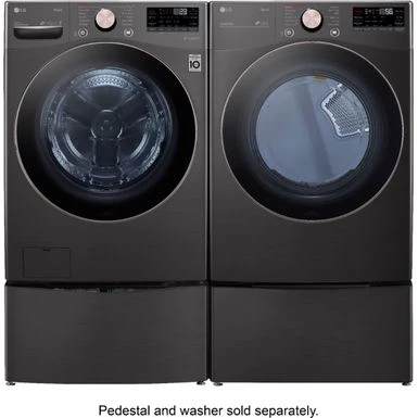 LG - 7.4 Cu. Ft. Stackable Smart Electric Dryer With Steam And Built-In Intelligence - Black Steel 12 LG - 7.4 Cu. Ft. Stackable Smart Electric Dryer With Steam And Built-In Intelligence - Black Steel - Image 10