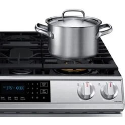 Samsung - 6.0 Cu. Ft. Front Control Slide-In Gas Convection Range With Air Fry & Wi-Fi, Fingerprint Resistant - Stainless Steel -KitchenAid Shop 5c1c491e de9e 5f0c 9e58 0a75d0921008