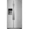Whirlpool - 28.4 Cu. Ft. Side-by-Side Refrigerator With In-Door-Ice Storage - Stainless Steel