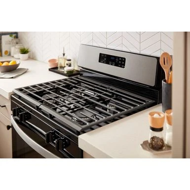 Whirlpool - 5.1 Cu. Ft. Freestanding Gas Range With Broiler Drawer - Stainless Steel 8 Whirlpool - 5.1 Cu. Ft. Freestanding Gas Range With Broiler Drawer - Stainless Steel - Image 6