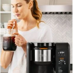 Ninja - Hot & Cold Brew 10-Cup Coffee Maker - Black/Stainless Steel 26 Ninja - Hot & Cold Brew 10-Cup Coffee Maker - Black/Stainless Steel -KitchenAid Shop 5db8266a 75b4 57e4 96b0 e9f5e246bab9