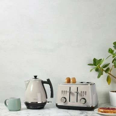 Cotswold 4-Slice, Wide Slot Toaster With Removable Crumb Tray, - Putty 12 Cotswold 4-Slice, Wide Slot Toaster With Removable Crumb Tray, - Putty - Image 10