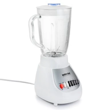 Better Chef 10-Speed 350 Watt 42 Ounce Glass Jar Blender In White - White 4 Better Chef 10-Speed 350 Watt 42 Ounce Glass Jar Blender In White - White - Image 2