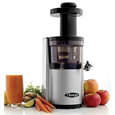 Omega Juicers VSJ843RS Vertical Slow Masticating Juicer Makes Continuous Fresh Fruit And Vegetable Juice At 43 Revolutions Per Minute Features Compact Design Automatic Pulp Ejection, 150-Watt, Silver 3 Omega Juicers VSJ843RS Vertical Slow Masticating Juicer Makes Continuous Fresh Fruit And Vegetable Juice At 43 Revolutions Per Minute Features Compact Design Automatic Pulp Ejection, 150-Watt, Silver