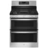 Ge 30" Stainless Steel Freestanding Gas Double Oven Convection Range -KitchenAid Shop 6070252a a78b 4aff bf13 bfc4dbd4964c