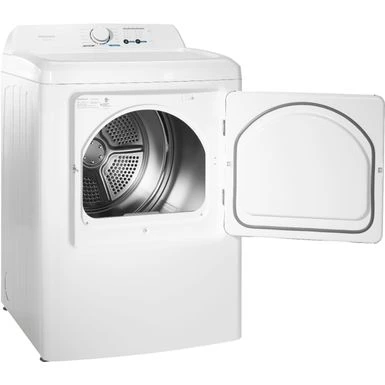 Insignia™ - 6.7 Cu. Ft. 12-Cycle Electric Dryer - White 6 Insignia™ - 6.7 Cu. Ft. 12-Cycle Electric Dryer - White - Image 4