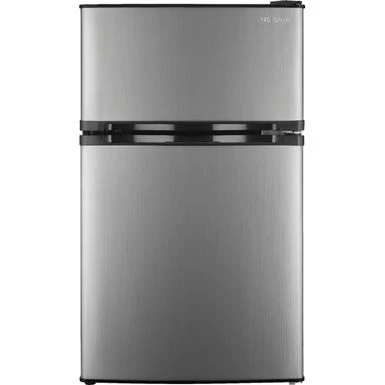 Insignia™ - 3.0 Cu. Ft. Mini Fridge With Top Freezer - Stainless Steel 3 Insignia™ - 3.0 Cu. Ft. Mini Fridge With Top Freezer - Stainless Steel