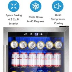 Beverage Refrigerator Cooler-145 Can Mini Fridge Clear Front - 4.5 Cu.ft 14 Beverage Refrigerator Cooler-145 Can Mini Fridge Clear Front - 4.5 Cu.ft -KitchenAid Shop 61bba791 1c21 4905 9d6f 580d0fd9346b