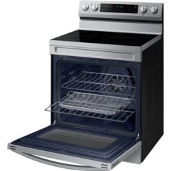Samsung - 6.3 Cu. Ft. Freestanding Electric Convection+ Range With WiFi, No-Preheat Air Fry And Griddle - Stainless Steel -KitchenAid Shop 6272c2e2 c2d2 54f7 949e d57f5fa01612