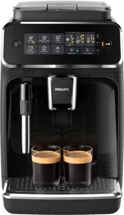 Philips 3200 Series Fully Automatic Espresso Machine W/ Milk Frother - Black