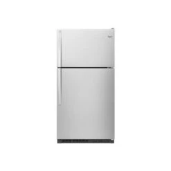 Whirlpool Ada 33" Monochromatic Stainless Steel Top-freezer Refrigerator -KitchenAid Shop 65b0795b 144b 4457 aaac bf6c79d5bbde