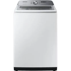 Samsung - 5.0 Cu. Ft. High Efficiency Top Load Washer With Active WaterJet - White