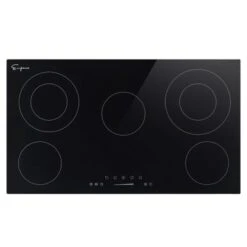 36-in 5 Elements Radiant Electric Cooktop - Dual Element - Warm Zone - 36" - Black