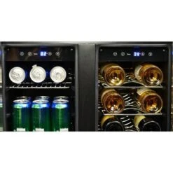 NewAir 18 Bottle/ 52 Can, Dual Zone Wine And Beverage Cooler - Black 25 NewAir 18 Bottle/ 52 Can, Dual Zone Wine And Beverage Cooler - Black -KitchenAid Shop 6787c9da bd5e 461b ad92 56589d0be522