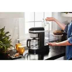 KitchenAid 12-Cup Drip Coffee Maker With Spiral Showerhead And Programmable Warming Plate In Onyx Black 11 KitchenAid 12-Cup Drip Coffee Maker With Spiral Showerhead And Programmable Warming Plate In Onyx Black -KitchenAid Shop 67cbc295 b508 4201 bb61 0ebda40a1a2f