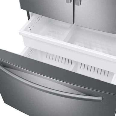 Samsung - 27 Cu. Ft. Large Capacity 3-Door French Door Refrigerator With External Water & Ice Dispenser - Stainless Steel 9 Samsung - 27 Cu. Ft. Large Capacity 3-Door French Door Refrigerator With External Water & Ice Dispenser - Stainless Steel - Image 7