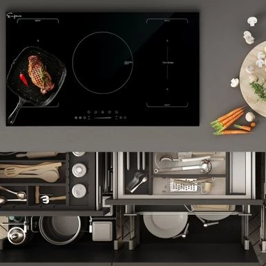 36-in 5 Elements Built-In Electric Induction Cooktop Including Bridge Element - 36" - Black 6 36-in 5 Elements Built-In Electric Induction Cooktop Including Bridge Element - 36" - Black - Image 4