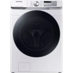 Samsung - 4.5 Cu. Ft. Large Capacity Smart Front Load Washer With Super Speed Wash - White