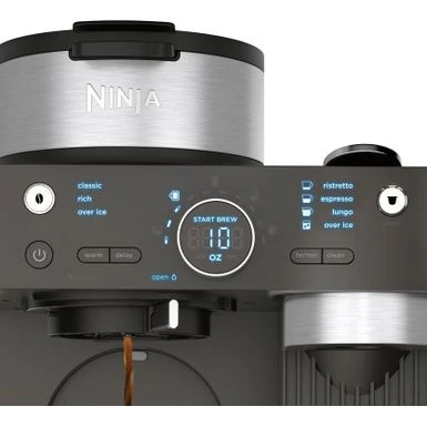 Ninja - 7 Style Espresso & Coffee Barista System, Single-Serve & Nespresso Capsule Compatible, 12-Cup Carafe, Built-in Frother - Black 11 Ninja - 7 Style Espresso & Coffee Barista System, Single-Serve & Nespresso Capsule Compatible, 12-Cup Carafe, Built-in Frother - Black - Image 9