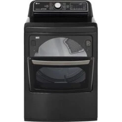LG - 7.3 Cu. Ft. Smart Gas Dryer With Steam And Sensor Dry - Black Steel 28 LG - 7.3 Cu. Ft. Smart Gas Dryer With Steam And Sensor Dry - Black Steel -KitchenAid Shop 6cd8e5da 2be5 5f34 b8a6 71c43ea5ea58