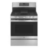Ge 30" Stainless Steel Freestanding Gas Convection Range With No Preheat Air Fry