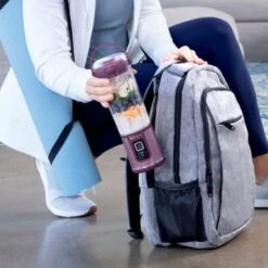 Ninja - Blast 18 Oz. Portable Blender - Passion Fruit Purple -KitchenAid Shop 6ef1302e c85b 590c ac83 802f855a3f1e