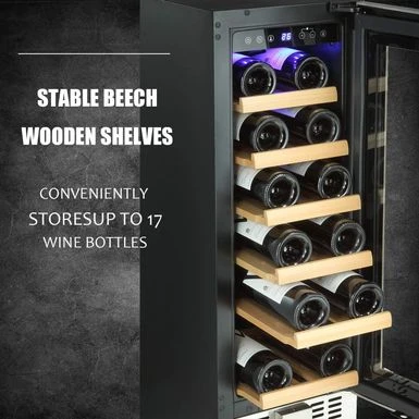 12"-15" Wine Cooler Beverage Refrigerator Beer Mini Fridge 19 Bottles - 15inch-new 9 12"-15" Wine Cooler Beverage Refrigerator Beer Mini Fridge 19 Bottles - 15inch-new - Image 7