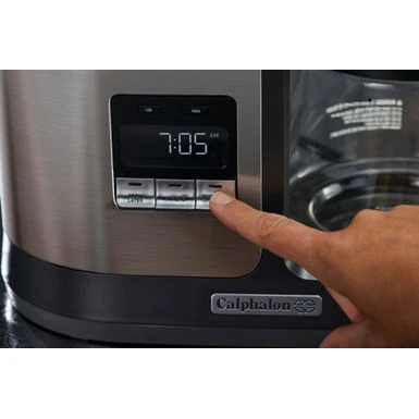 Calphalon - Special Brew 10-Cup Coffee Maker - Dark Stainless Steel 12 Calphalon - Special Brew 10-Cup Coffee Maker - Dark Stainless Steel - Image 10