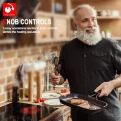 Gasland Chef 36"Built-in Radiant Electric Cooktop With 5 Burners, Electric Ceramic Cooktop Knob Control, 240V - Black 14 Gasland Chef 36"Built-in Radiant Electric Cooktop With 5 Burners, Electric Ceramic Cooktop Knob Control, 240V - Black -KitchenAid Shop 703c3e9d 1281 4bef 8b45 32e7e859e30a