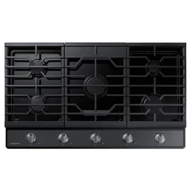 Samsung 36" Fingerprint Resistant Black Stainless Steel Gas Cooktop 3 Samsung 36" Fingerprint Resistant Black Stainless Steel Gas Cooktop