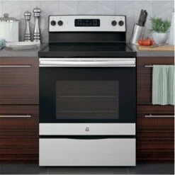 GE - 5.3 Cu. Ft. Freestanding Electric Range With Self-cleaning - Stainless Steel 16 GE - 5.3 Cu. Ft. Freestanding Electric Range With Self-cleaning - Stainless Steel -KitchenAid Shop 714f69c2 5c5a 5589 9f2f 4d79328cad4d
