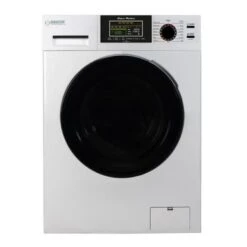 Equator Digital Touch 18 Lbs Compact 110V Washer 1400 RPM 4 Memory & 16 Programs - White