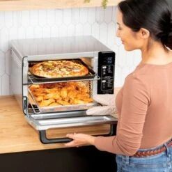 Ninja - 12-in-1 Smart Double Oven, FlexDoor, Smart Thermometer, Smart Finish, Rapid Top Oven, Convection & Air Fry Bottom Oven - Stainless Steel/Black 16 Ninja - 12-in-1 Smart Double Oven, FlexDoor, Smart Thermometer, Smart Finish, Rapid Top Oven, Convection & Air Fry Bottom Oven - Stainless Steel/Black -KitchenAid Shop 71facf83 5f63 56a6 bc83 3b5ce849bc5f