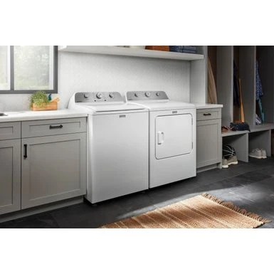 Maytag - 7.0 Cu. Ft. Electric Dryer With Wrinkle Prevent - White 6 Maytag - 7.0 Cu. Ft. Electric Dryer With Wrinkle Prevent - White - Image 4