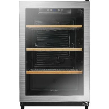 Insignia™ - 130-Can Beverage Cooler - Silver 12 Insignia™ - 130-Can Beverage Cooler - Silver - Image 10