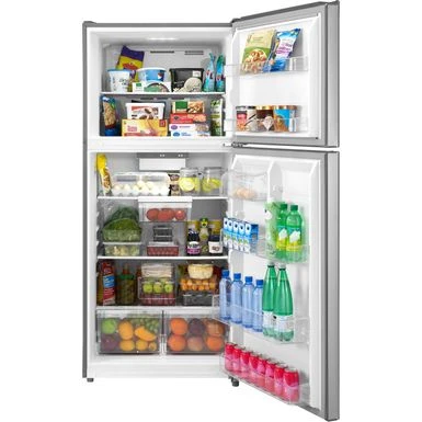 Insignia™ - 18 Cu. Ft. Top-Freezer Refrigerator - Stainless Steel 8 Insignia™ - 18 Cu. Ft. Top-Freezer Refrigerator - Stainless Steel - Image 6