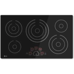 LG 36 Inch 5 Burner Black Electric Cooktop 6 LG 36 Inch 5 Burner Black Electric Cooktop -KitchenAid Shop 72f6f5b1 b1ae 405f b737 d6a00033e1dc