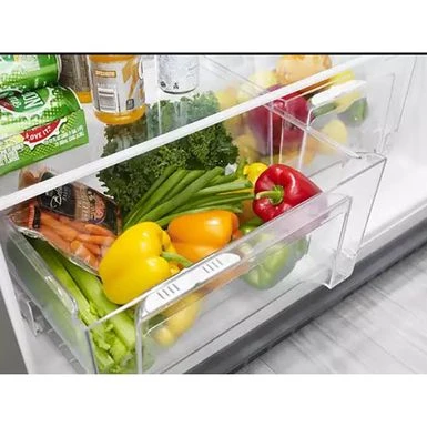 Whirlpool 18 Cu. Ft. Stainless Steel Wide Top Freezer Refrigerator 6 Whirlpool 18 Cu. Ft. Stainless Steel Wide Top Freezer Refrigerator - Image 4
