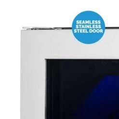 NewAir 24" Built-in Dual Zone 18 Bottle And 58 Can French Door Wine And Beverage Fridge In Stainless Steel - Stainless Steel -KitchenAid Shop 74e13590 1810 4cd9 8e3a 8ae94b433684