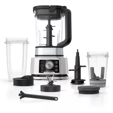 Ninja - Foodi Power Blender & Processor System, Smoothie Bowl Maker & Nutrient Extractor*, 1400WP SmartTORQUE 6 Auto-iQ - Silver 9 Ninja - Foodi Power Blender & Processor System, Smoothie Bowl Maker & Nutrient Extractor*, 1400WP SmartTORQUE 6 Auto-iQ - Silver - Image 7