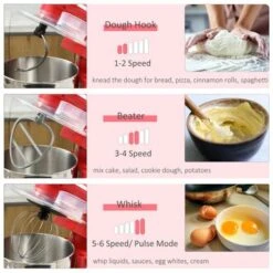 HOMCOM Stand Mixer With Splash Guard, Electric Hand Mixer Set With 6 Qt. Large Mixing Bowl - 14.5" X 9" X 14.5" - Silver -KitchenAid Shop 7564e371 2131 403d acd2 dd05d8ae3d67