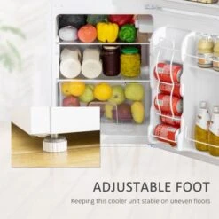 HOMCOM Double Door Mini Fridge With Freezer, 3.2 Cu.Ft Compact Refrigerator With Adjustable Shelf, Adjustable Thermostat - 18" W X 19.75" D X 34" H - White 26 HOMCOM Double Door Mini Fridge With Freezer, 3.2 Cu.Ft Compact Refrigerator With Adjustable Shelf, Adjustable Thermostat - 18" W X 19.75" D X 34" H - White -KitchenAid Shop 763c87ed b4f9 441c 89c0 ae002a6bfabc