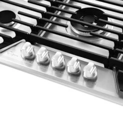 36" Built-in 5 Burners Stainless Steel Gas Cooktop - LPG Convertible - 18,000-BTUs Power Burner - 36 Inch - 36 Inch -KitchenAid Shop 7742cecd 236a 4326 a465 36f5123243c1