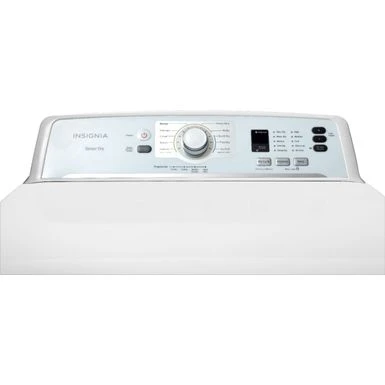 Insignia™ - 6.7 Cu. Ft. Electric Dryer - White 9 Insignia™ - 6.7 Cu. Ft. Electric Dryer - White - Image 7