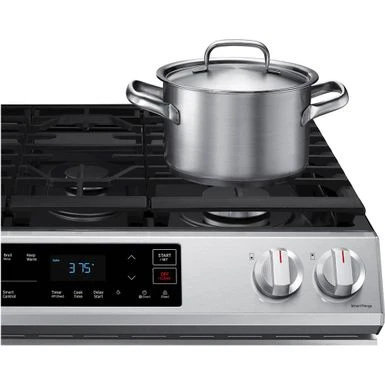 Samsung - 6.0 Cu. Ft. Front Control Slide-in Gas Range With Wi-Fi, Fingerprint Resistant - Stainless Steel 10 Samsung - 6.0 Cu. Ft. Front Control Slide-in Gas Range With Wi-Fi, Fingerprint Resistant - Stainless Steel - Image 8
