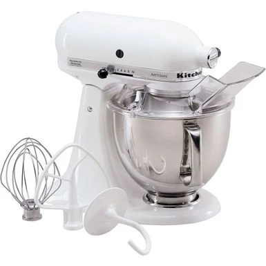 KitchenAid Artisan Series 325-Watt Tilt-Back Head Stand Mixer In White 4 KitchenAid Artisan Series 325-Watt Tilt-Back Head Stand Mixer In White - Image 2
